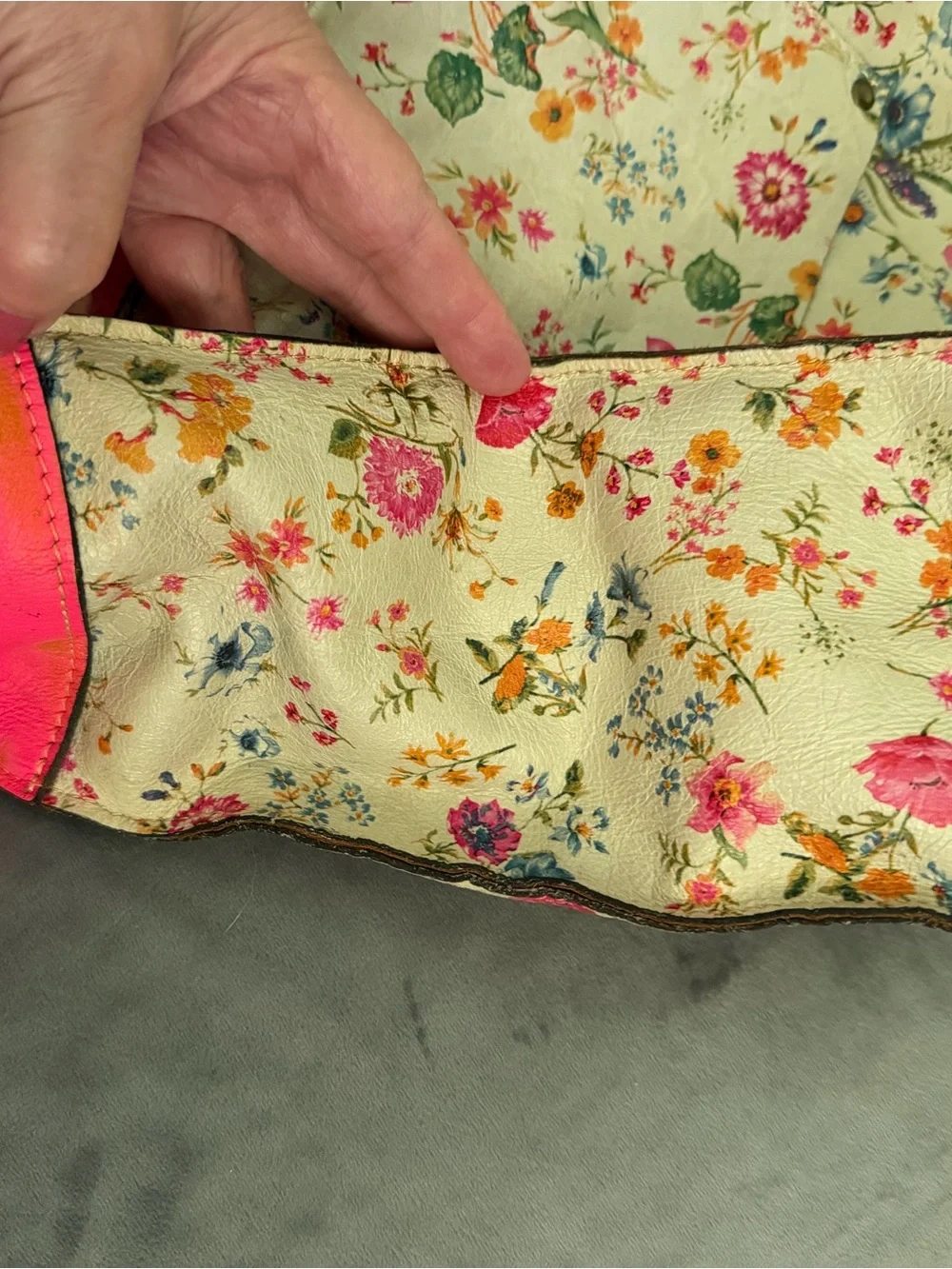💐Patricia Nash Mini Prairie Rose with matching Matching Wallet set.